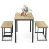 Breakfast Table Furniture Set Space-Saving Dinette W/ Rustproof Metal Frame