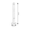 30'' Lava Lamp Purple & Orange 76cm Decorative 40W E14 Table Desk Design Modern