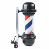 20'' Barber Pole Rotating Light Hair Salon Sign Red White Blue LED Lamp Outdoor