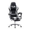 Gaming Chair Adjustable Ergonomic Gamer Home Office PC Desk Chair with Footrest