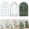 Vintage Arch Garden Window Mirror Hanging Wall Mounted Outdoor Villa Hallway UK