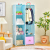 Portable Kids Wardrobe 8-Cube Baby Closet Baby Clothes Storage Organizer