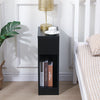 Slim Tall Bedside Table Cabinet with Drawer & Storage Space for Bedroom