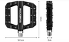 ROCKBROS Bike Pedals Nylon Fiber 9/16" Cycling Wide PlatformFlat Pedals 24-2-552