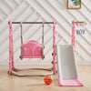 Toddler Swing Slide&Climber Set Kids Baby In/Outdoor Playground Girl's Toy Pink