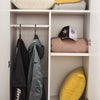 Modern 2 Door 2 Drawer Wardrobe with Shelf Hanging Rail Clothes Storage Cupboard