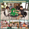 Blackjack Texas Hold’em Casino 8 Players Poker Table w/8 Cup Holders-Green