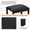 High Table & Chair Set Bar Kitchen Dining Breakfast Furniture Padded Stools 5PCS