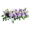 Wedding Artificial Rose Flower Row Arch Floral Ornament Background Arrangement