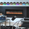 37/40/50/60/70inch Fireplace Inset Fire Electric LED Wall Mounted Remote Heater