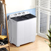 Twin Tub Washing Machine Portable Laundry Machine w/ 4.5 kg Washer &1.5 kg Dryer