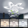 6 Speed Large LED Ceiling Fan with Lighting LED Light Adjustable Wind + Dawnzlqk
