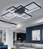 Modern Chandelier LED Lamp Black Frame Ceiling Light Living Room Pendant Lights