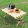 Camping Folding Table Portable Outdoor Picnic Garden Catering Table Desk Wooden