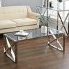 Clear Tempered Glass Table Living Room Furniture Side/Console/Coffee/End Table