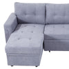3 Seater Corner Sofa Bed w/Storage Convertible Pull Out Sofa Bed for Living Room