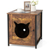 Industrial Cat Litter Box Enclosure Cat House Side Table Cat Washroom Furniture