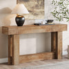 63-Inch Console Table, Farmhouse Wooden Entryway Sofa Table Behind the Couch