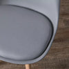 Set of 1/2/4 Tulip Dining Chairs Designer Chairs Wooden Home Office Kitchen