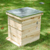 2 Tier Langstroth Beehive Box Beekeeping Honey Wooden Bee Hive Beekeeper Tool