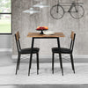 ModernLuxe Kitchen Furniture Dining Set Solid Metal Legs PU Leather Seating