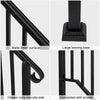 Iron Handrail Railing for Stairs 2-3 Steps Handrail for Garden Outdoor Step UK