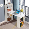 Computer Desk Bookshelves Workstation Corner Study Table Storage Combo
