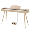 Glarry 88 keys Bluetooth Digital Piano Weighted E-Piano +Stand Pedals Headphone