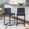 Bar Stools Counter Bar Stools with Backs Counter Stools Kitchen Bar Chairs 2Pcs