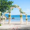 Large Arch Door Wedding Metal Frame Backdrop Stand Party Flower Decor Rack 220cm