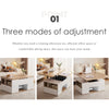 Lift Top Coffee Table With 2 Drawers Storage End Table Tea Table for Living Room