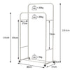 Clothes Rail Rack Garment Dress Shirts Hanging Display Stand Shoes Shelf