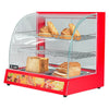 Counter Top Heated Hot Food Warmer Commercial Display Cabinet Pie Pizza Warming