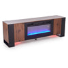 Wooden TV Stand and Fireplace Set for TVs 36 Inches Electric Fireplace Insert UK