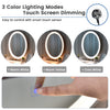 LED Lighted Modern Dressing Table Set Mirror Vanity Table 2 Drawer with Stool
