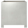 Garden Planters 2 pcs 40x40x40 Stainless Steel M1F3