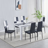 Modern 110/75cm Wooden Dining Table for Dining Room Kitchen for 2-6 People