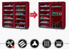 Shoe Rack Shelf Storage Organizer Cabinet 6-Row 2-Line 12 Lattices