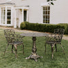 Two Seater Outdoor Bistro Set - Cast Aluminium Garden Furniture