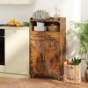 Kitchen Storage Cabinet 2 Door Buffet Sideboard with 2 Drawers Brown