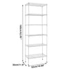 6 Tier Shelving Unit Storage Rack Metal Shelves For Kitchen Living room Office