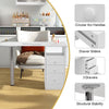 Nail Desk Professional Manicure Table Nail Tech Workstation Art Beauty Salon Bar