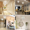LED Ceiling Light Crystal Chandeliers lights Bedroom Kitchen Living Room Lamp
