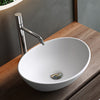 Countertop Basin Bathroom Sink Ceramic Oval Washbasin Sink Vessel