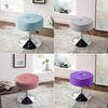 Padded Makeup Swivel Chair Velvet Fabric Dressing Table Seat Round Lifting Stool