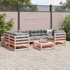 7-Piece Garden Sofa Set with Cushion Solid Wood K2D1