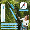 Long Reach Cordless Hedge Trimmer Pole Cordless Extendable Tree Trimme w/2Batter