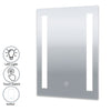 LED Illuminated Bathroom Mirror 450×600mm with Touch Sensor Lights Wall Mounted