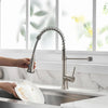 BigSale Monobloc Pull Out Kitchen Mixer Tap Dual Spout Spray Single Lever Chrome