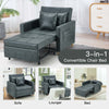 Convertible Sofa Bed 3-in-1 Pull out Arm Chair Folding Recliner Sleeper